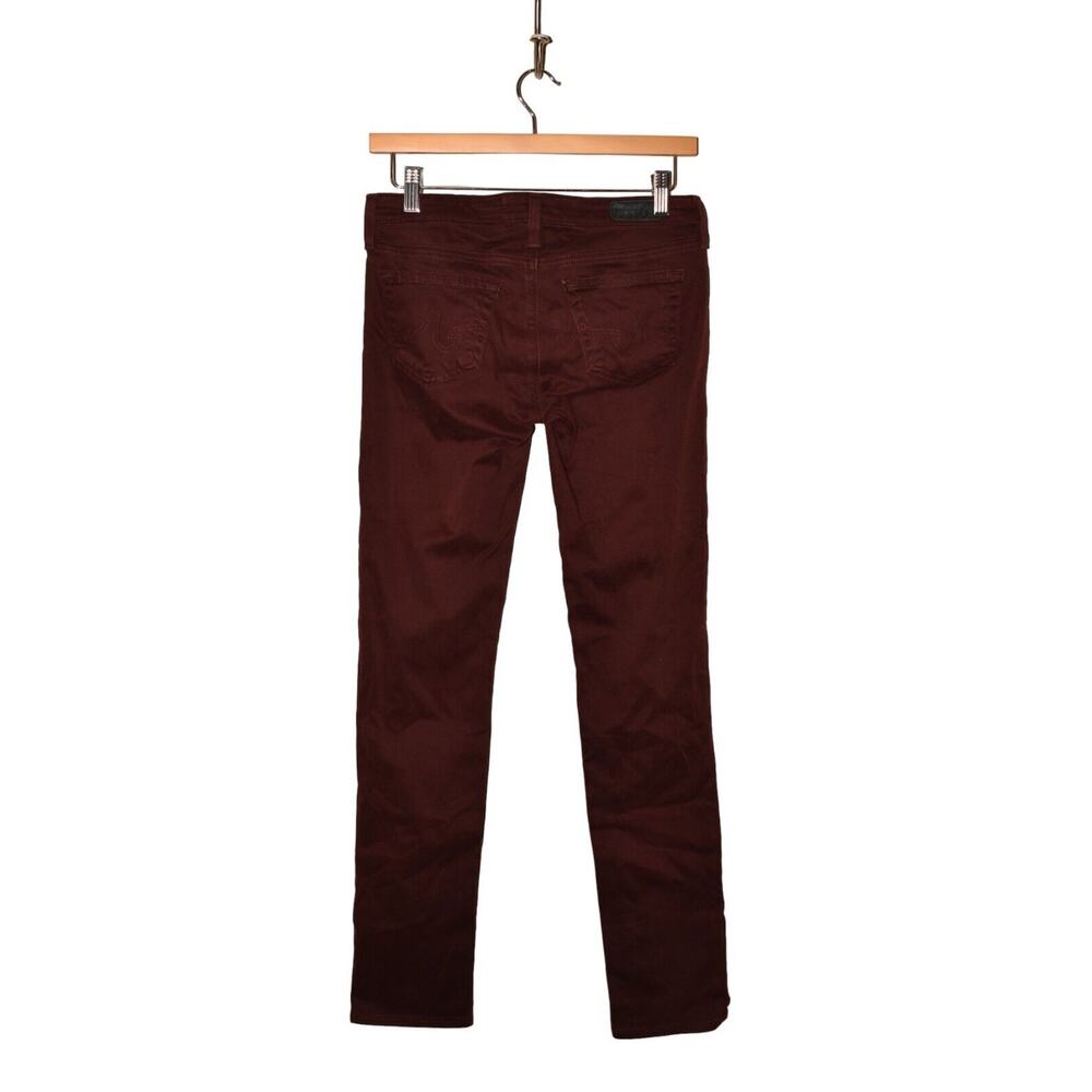 ADRIANO‎ GOLDSCHMIED $178 The Stilt Cigarette Jean in Wine Size 25 - Picture 4 of 5